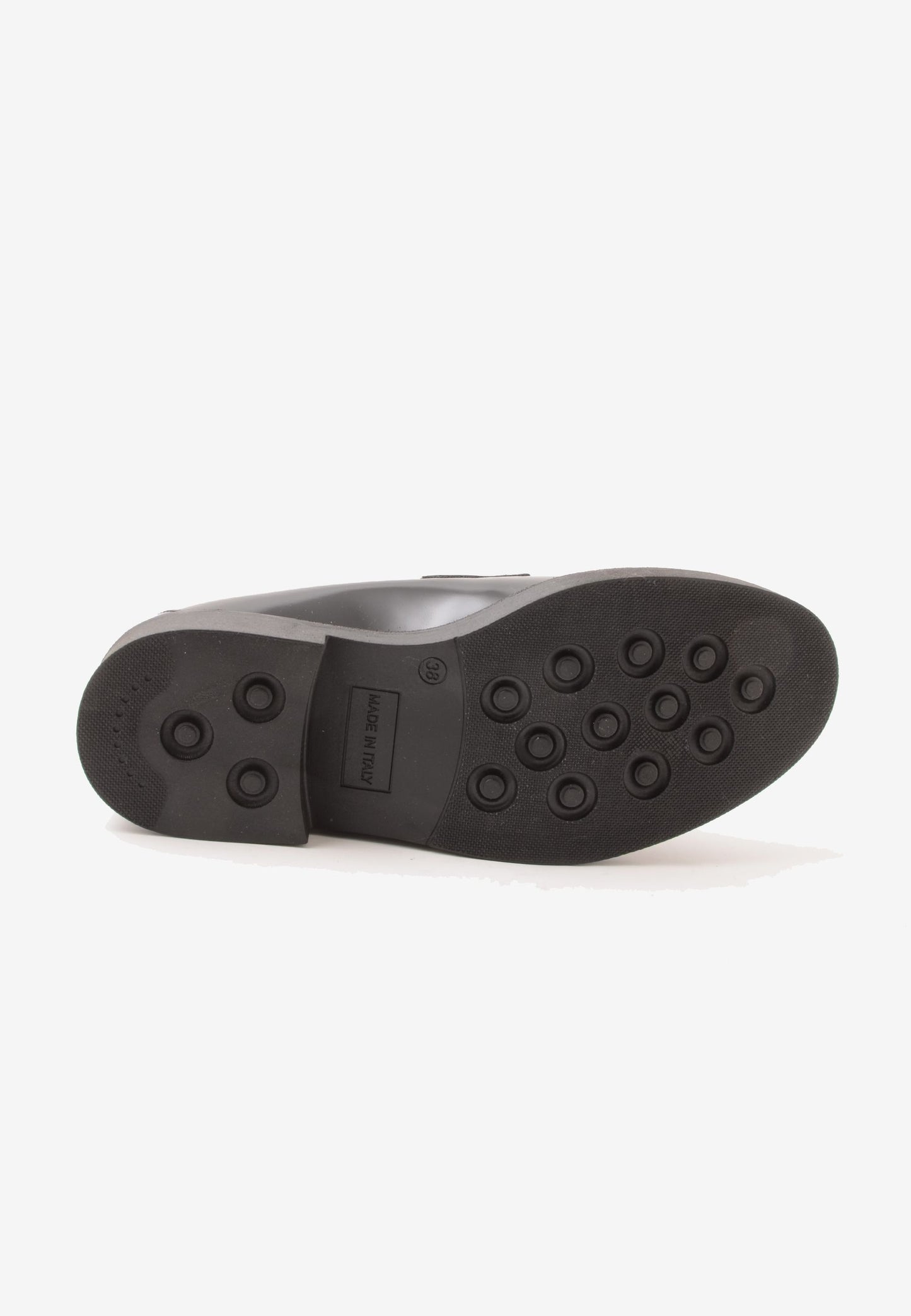 DIVINE FOLLIE - Mocassino In Pelle Spazzolata Nero