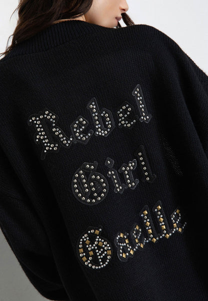 GAELLE - Bomber Maglia Nero