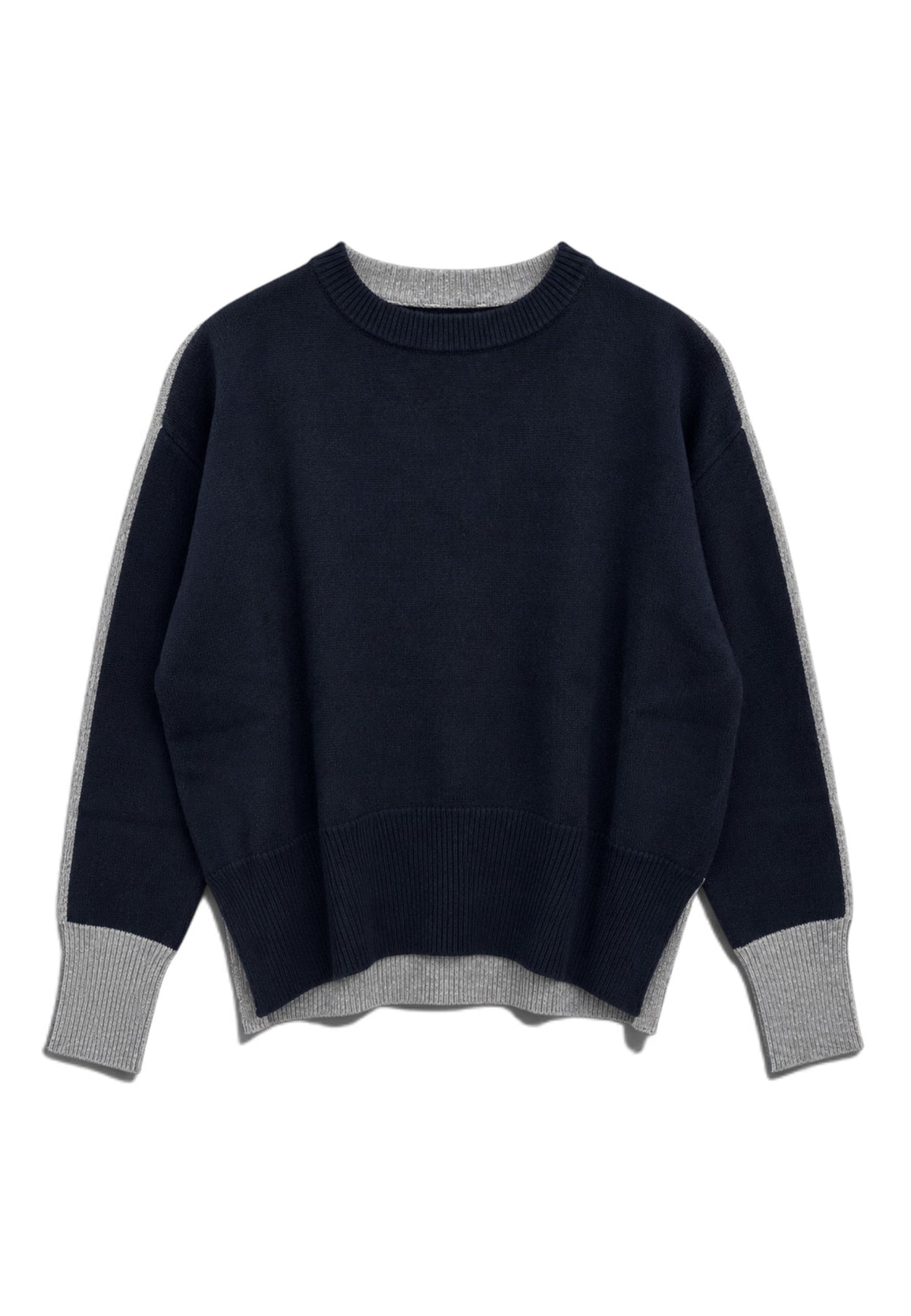 MOTEL - Maglione Bi-Colore Blu