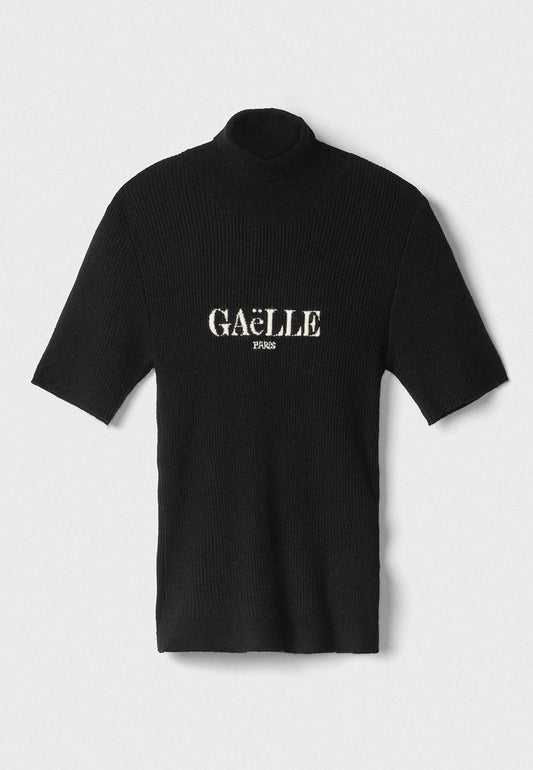 GAELLE - Pullover paricollo Nero