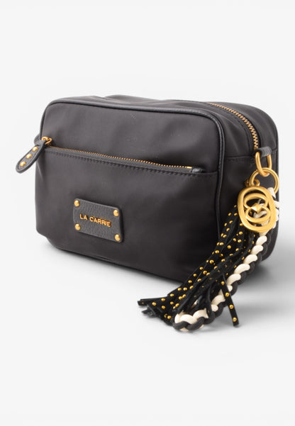 LA CARRIE - Borsetta a Tracolla DARK NYLON Nero