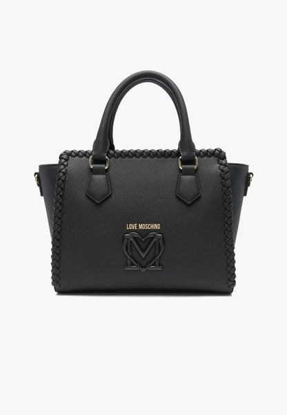 LOVE MOSCHINO - Borsa A Mano Cuore Nero