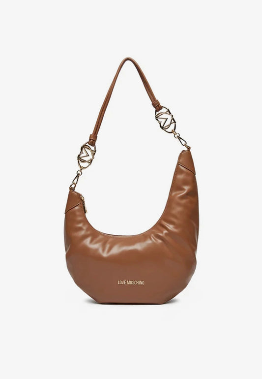 LOVE MOSCHINO - Hobo Bag Cuore Cammello