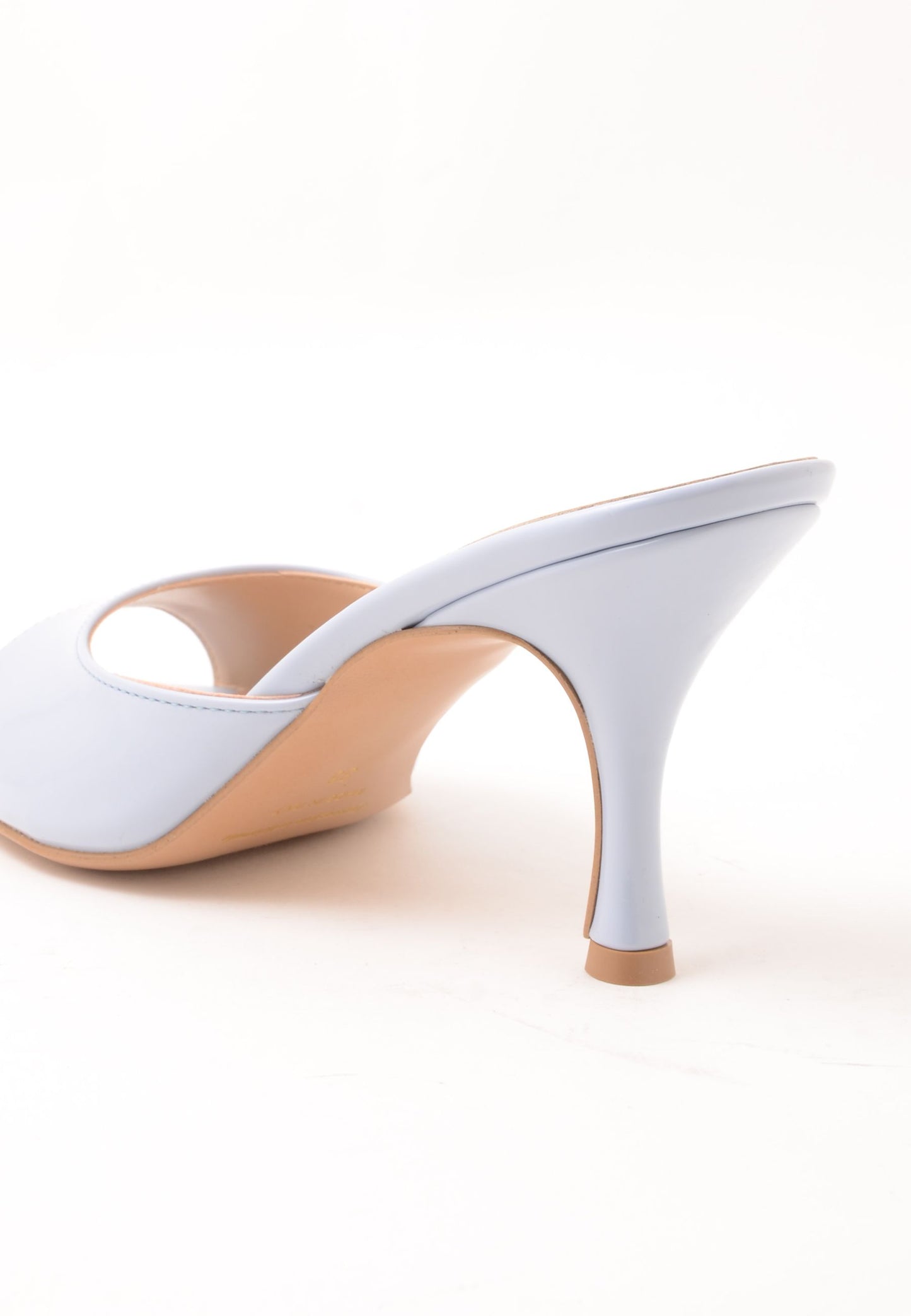 DIVINE FOLLIE - Sandalo Sabot In Vernice Cielo
