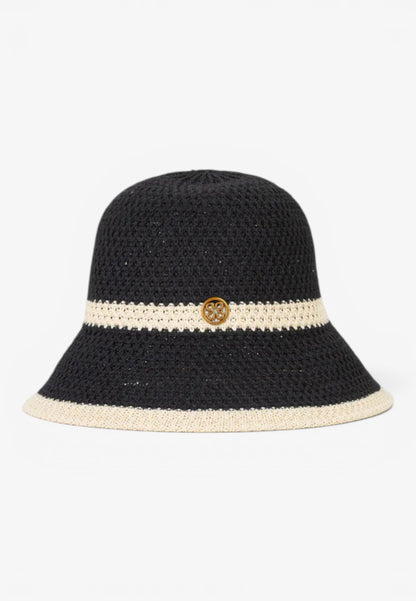 V73 - Cappello Pescatore Angelica Nero/Natur