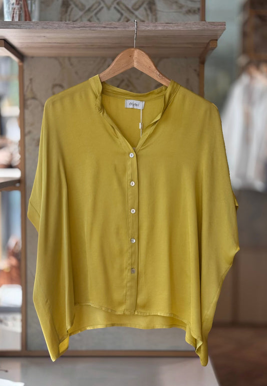 MOTEL - Camicia In Viscosa Lemonsoda