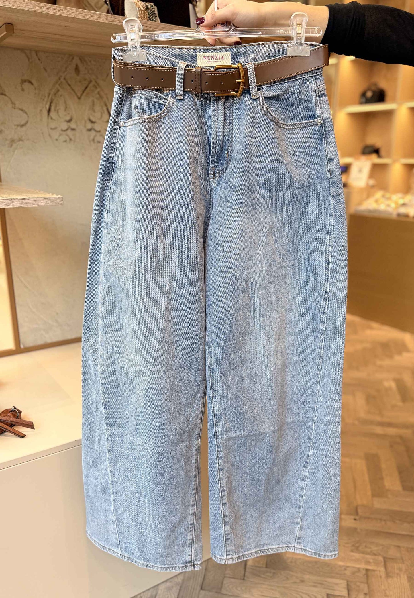NUNZIA - Jeans Barrel Denim