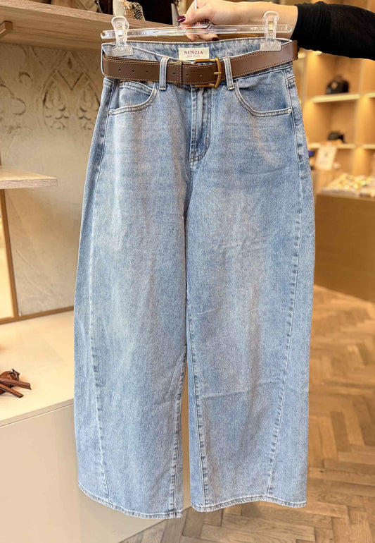 NUNZIA - Jeans Barrel Denim