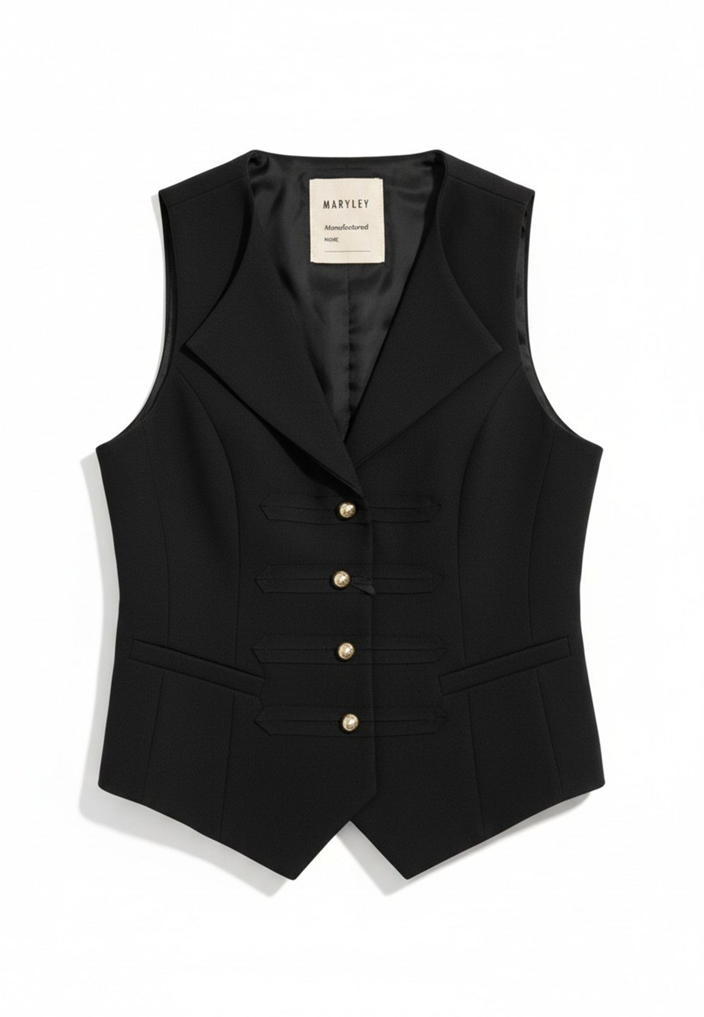 MARYLEY - Gilet Napoleone Nero