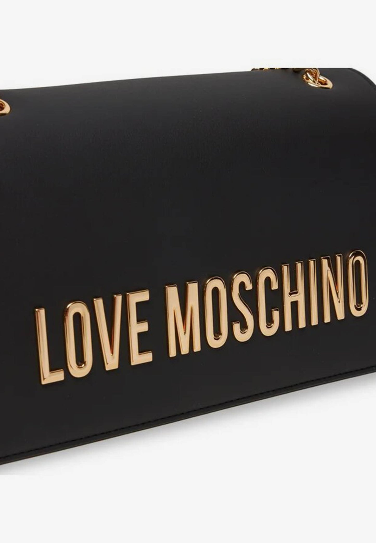 LOVE MOSCHINO - Borsetta A Tracolla Lettering Nero