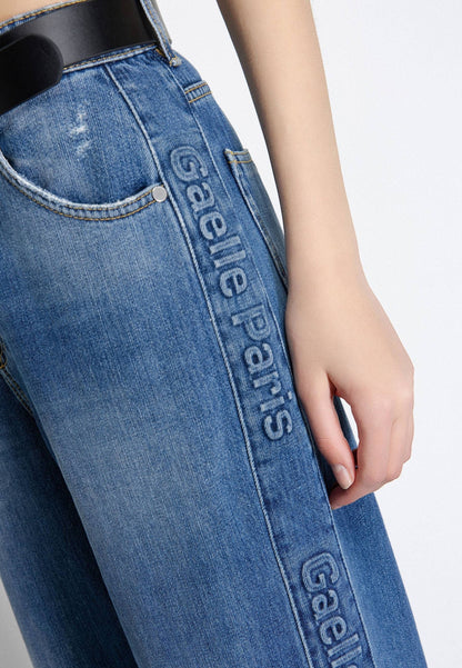 GAELLE - Pantalone loose-fit Blu