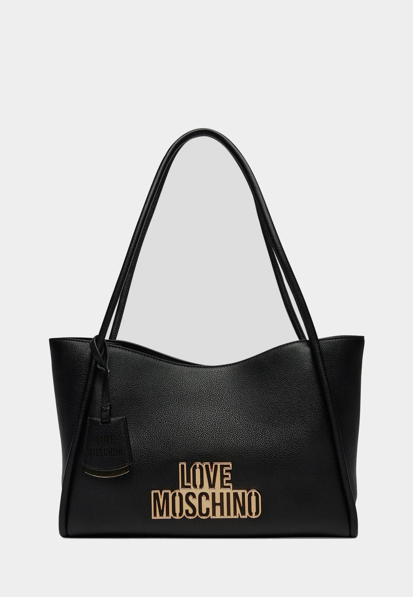 LOVE MOSCHINO - Borsa A Spalla Lettering Nero