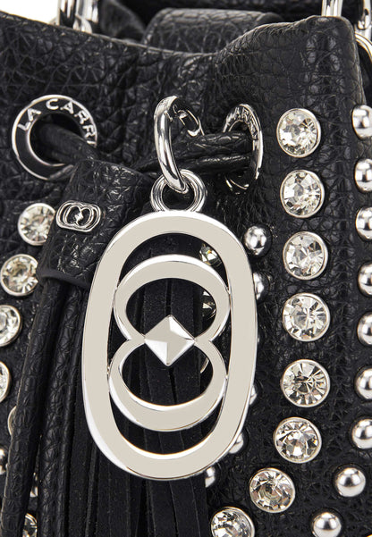 LA CARRIE - Secchiello Strass Andromeda Piccolo Black
