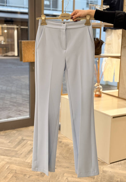 MARYLEY - Pantalone Fluido Trombetta Azzurro