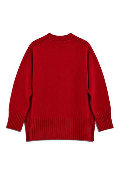 MOTEL - Pullover Over Rosso