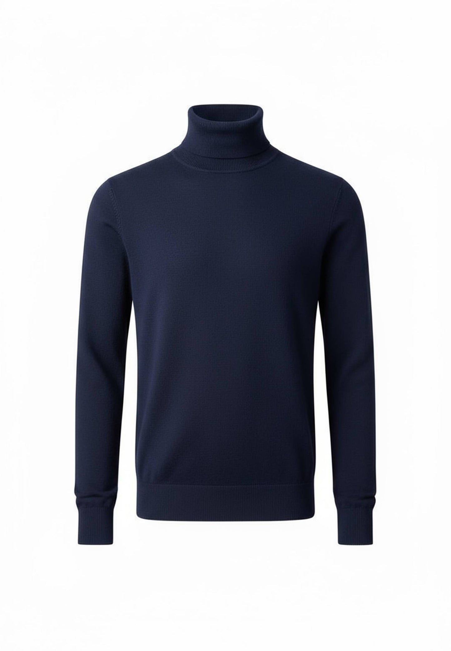 MOTEL - Maglia Dolcevita Blu Navy