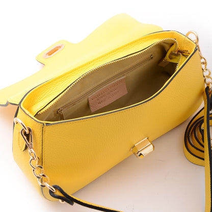Tracolla Yellow Donna Nyou Vera Pelle  S21.13004