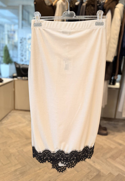 MOTEL - Gonna In Velluto Lingerie Avorio