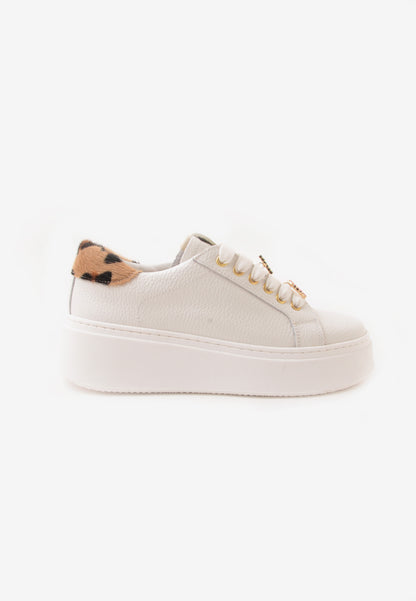 DIVINE FOLLIE - Sneakers Love Bijoux Bianco