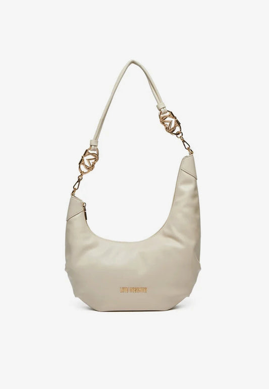 LOVE MOSCHINO - Hobo Bag Cuore Avorio