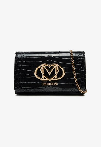 LOVE MOSCHINO - Borsetta A Tracolla Cuore Nero
