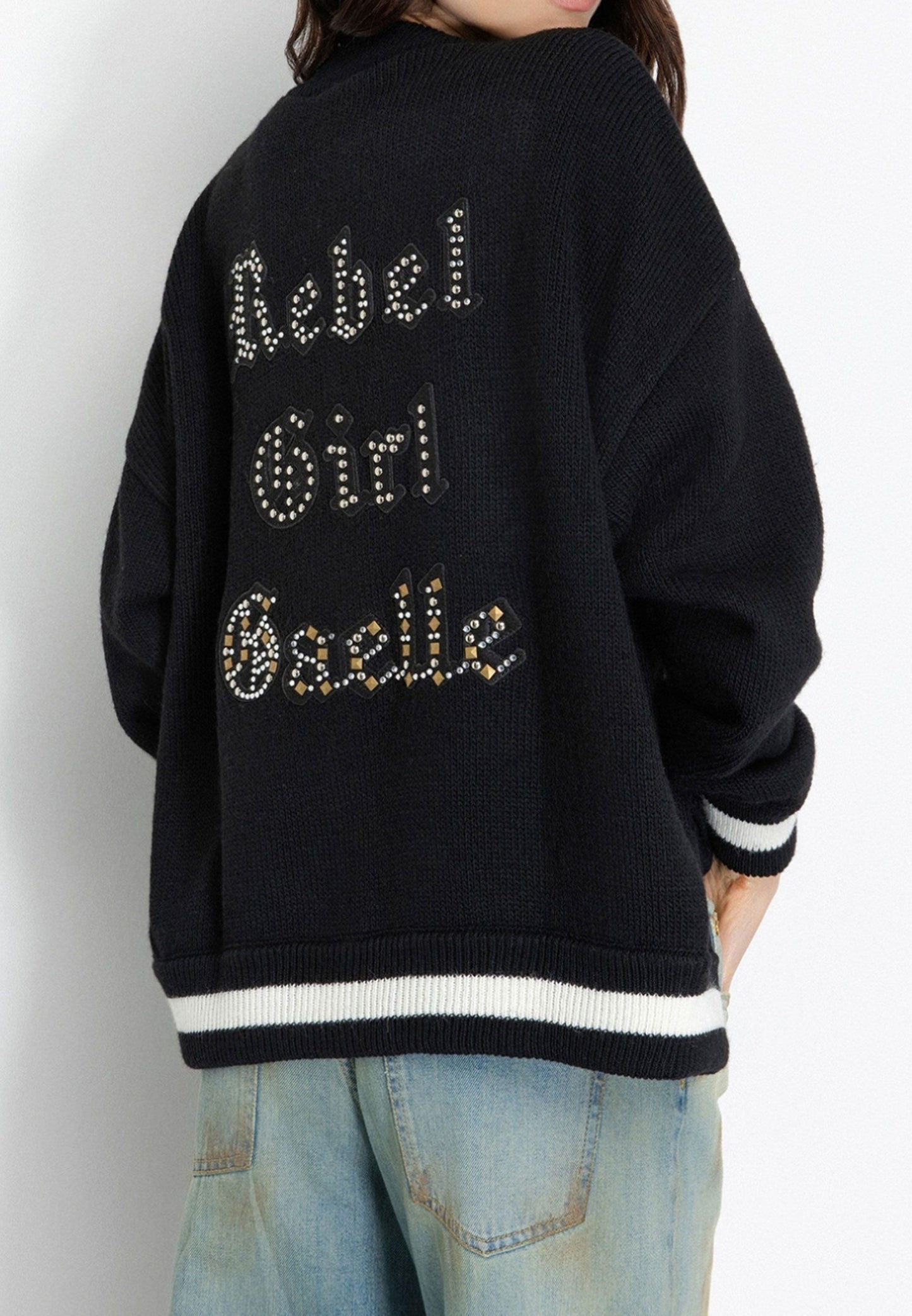 GAELLE - Bomber Maglia Nero