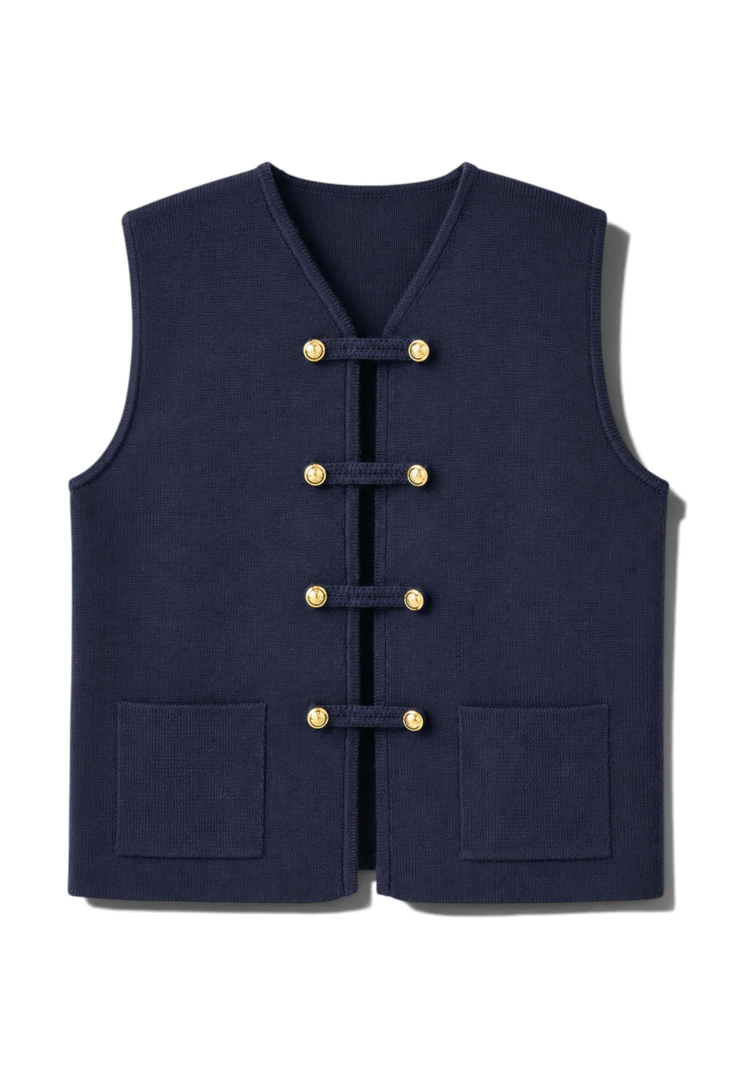 MOTEL - Gilet Napoleone Blu