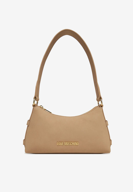 LOVE MOSCHINO - Borsetta A Spalla Soft Touch Beige