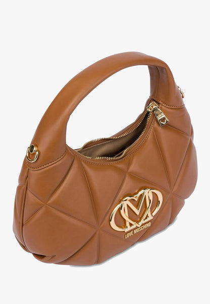 LOVE MOSCHINO - Hobo Bag Embossed Cammello JC4039PP1MLC0201