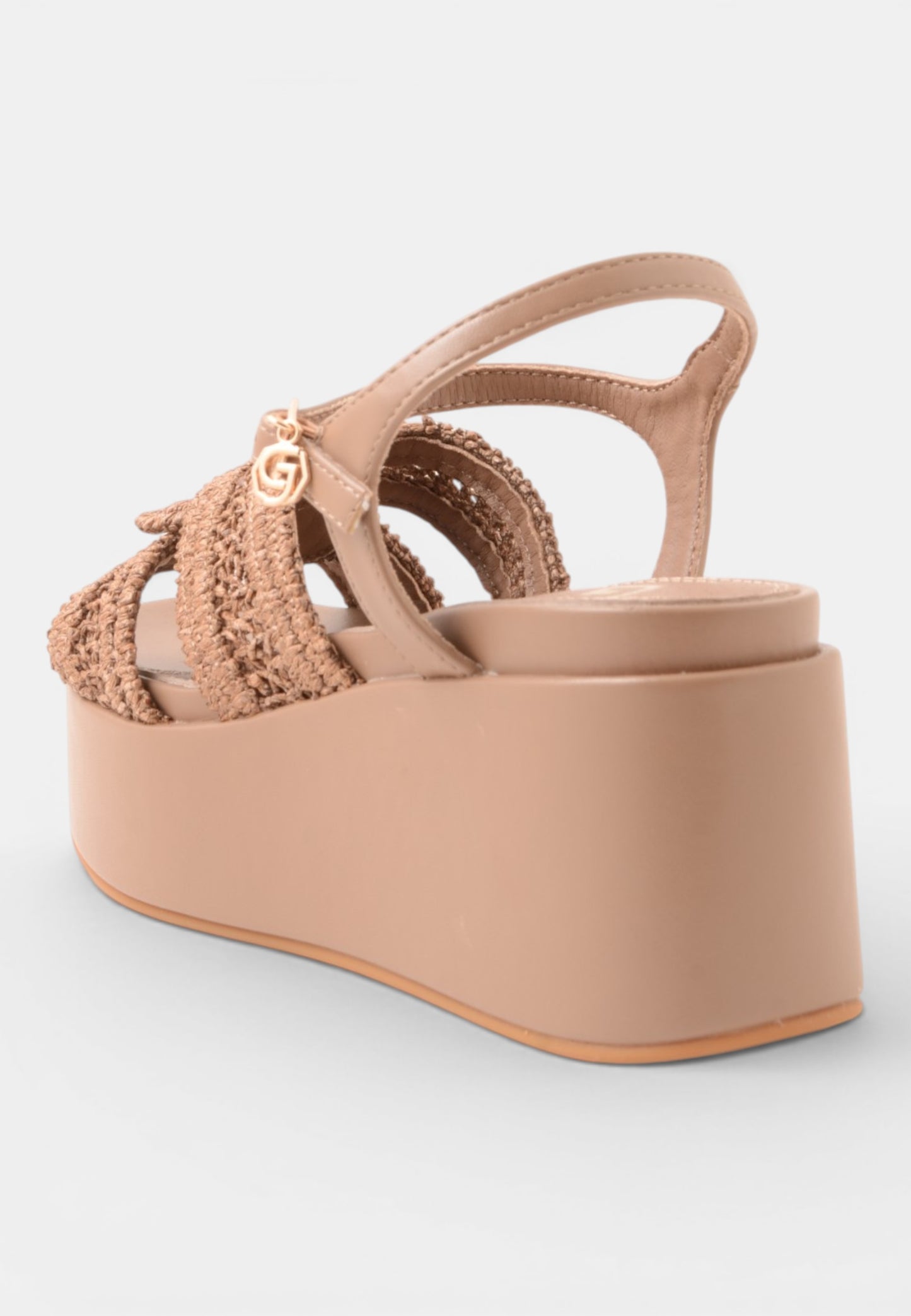 GOLD&GOLD - Sandalo Zeppa Mocha
