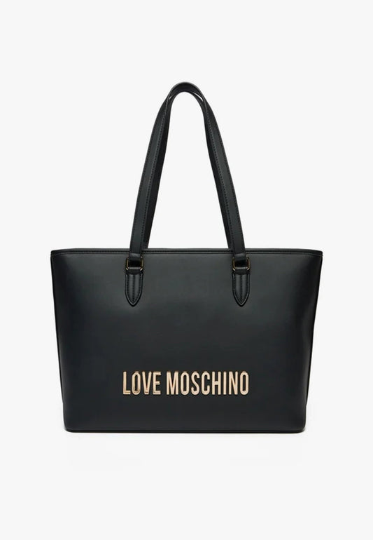 LOVE MOSCHINO - Shopping Bag Lettering Nero