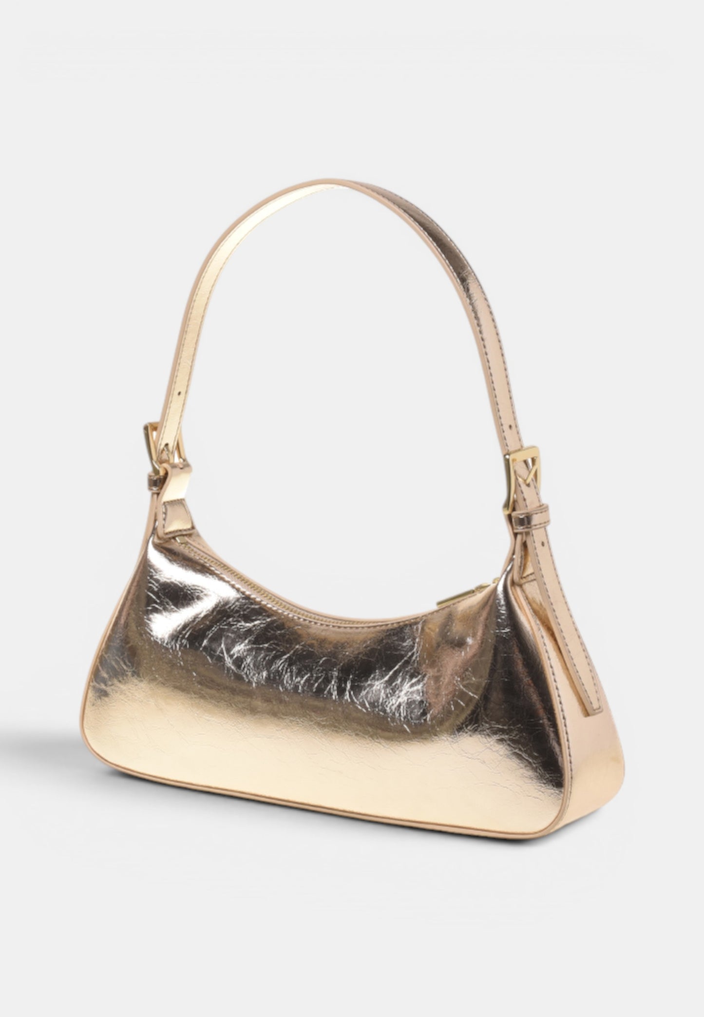 LOVE MOSCHINO - Borsetta A Spalla Logo Brand Platino