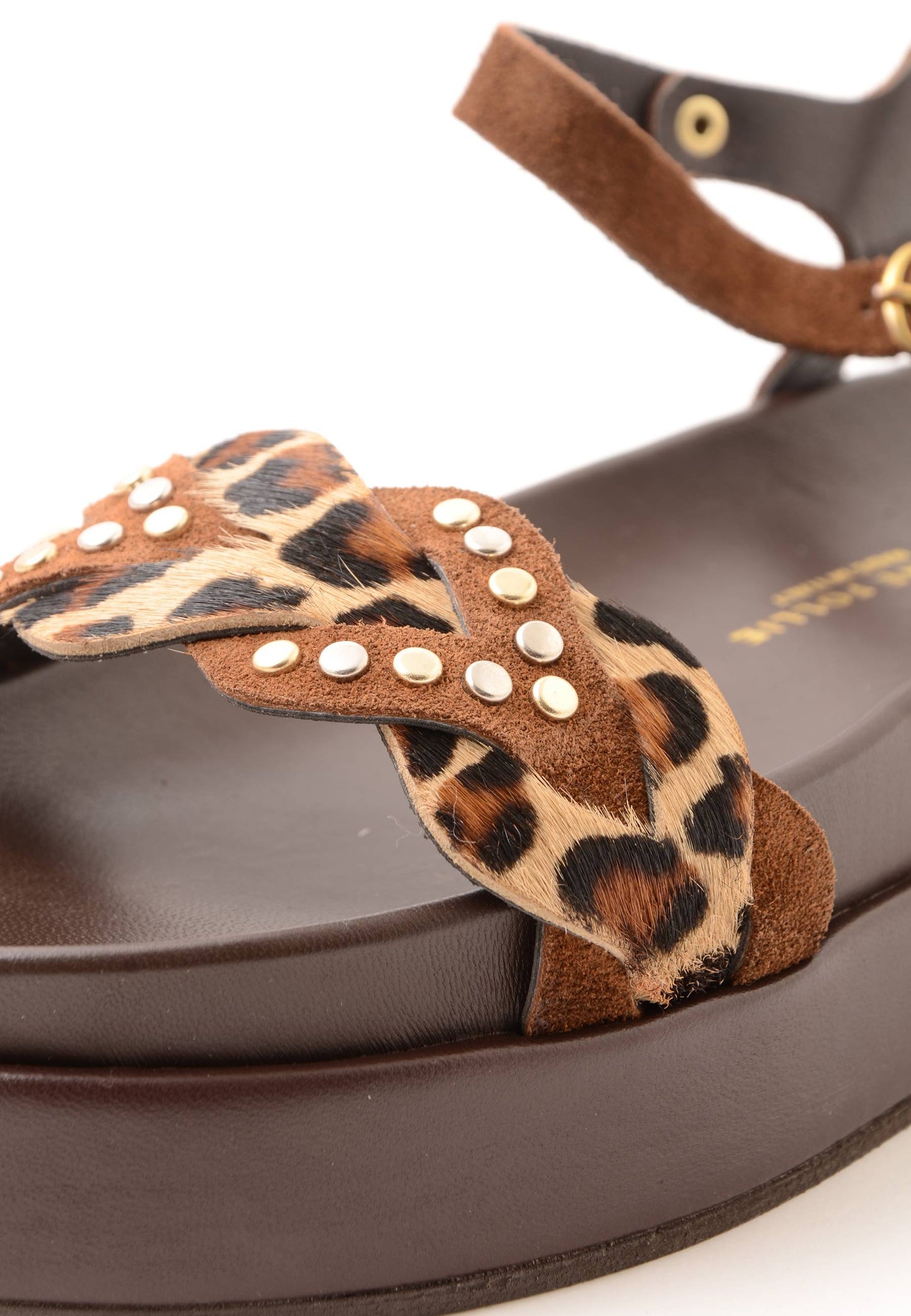 DIVINE FOLLIE - Sandalo Cavallino Marrone