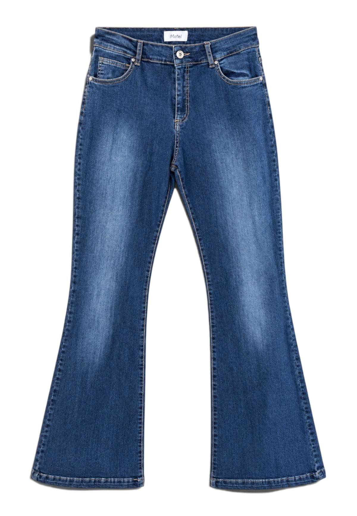 MOTEL - Jeans Flare Elasticizzato Blu