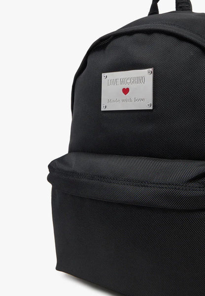 LOVE MOSCHINO - Zaino Nylon Nero