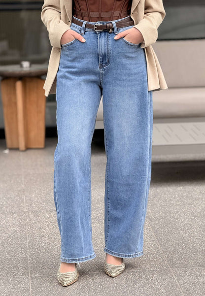 NUNZIA - Jeans Balloon Fit Denim