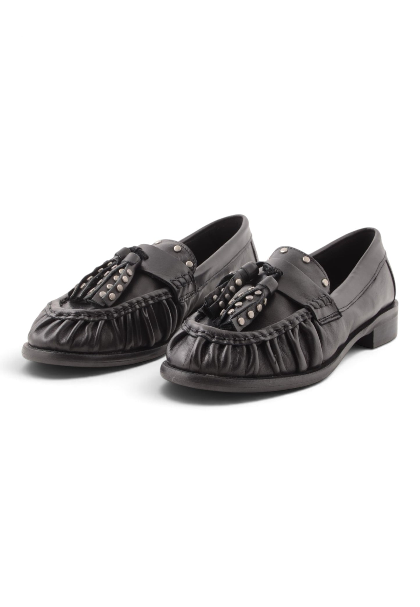 DIVINE FOLLIE - Mocassino In Vera Pelle Nero