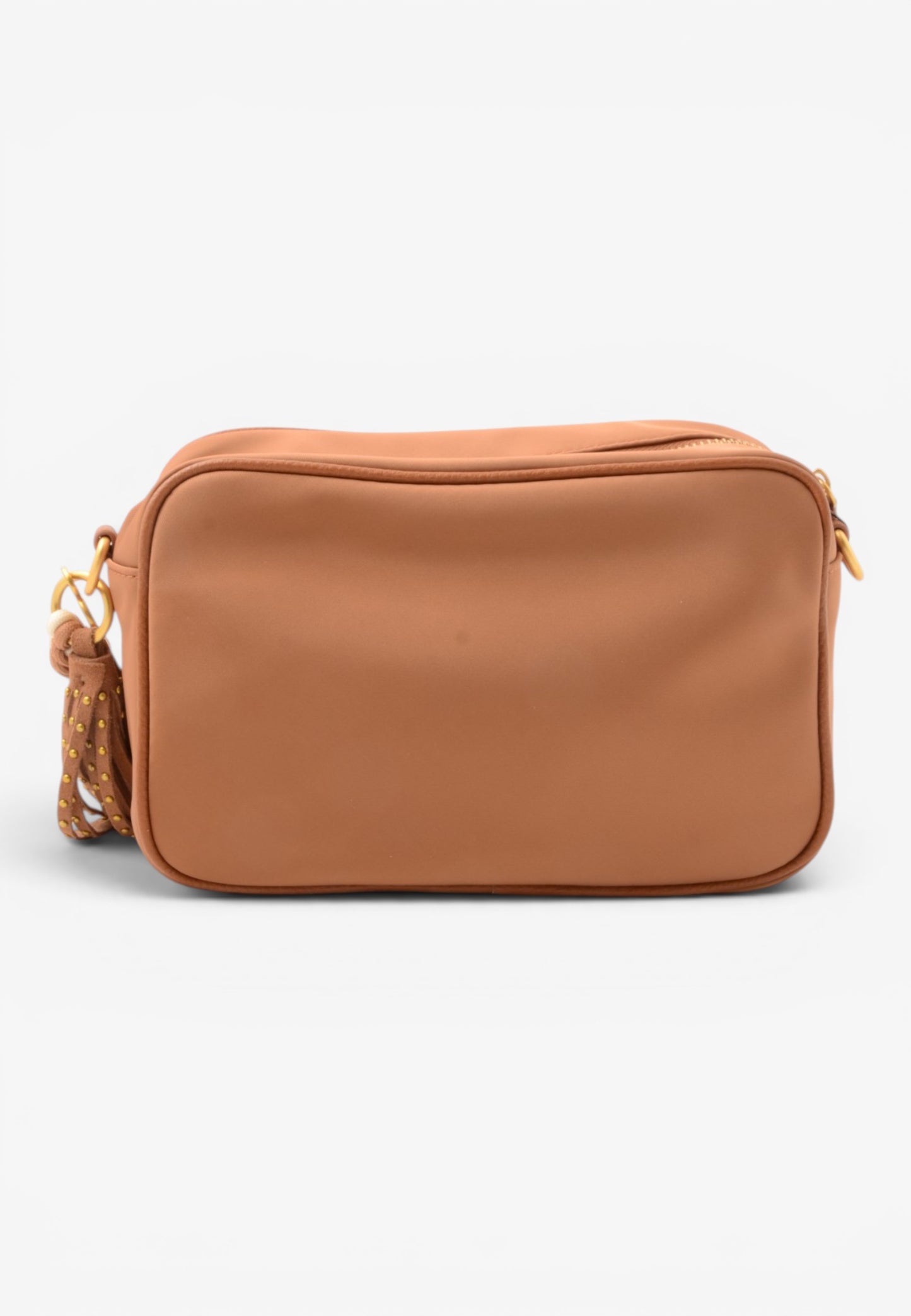 LA CARRIE - Borsetta a Tracolla DARK NYLON Cuoio