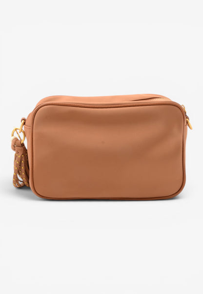 LA CARRIE - Borsetta a Tracolla DARK NYLON Cuoio