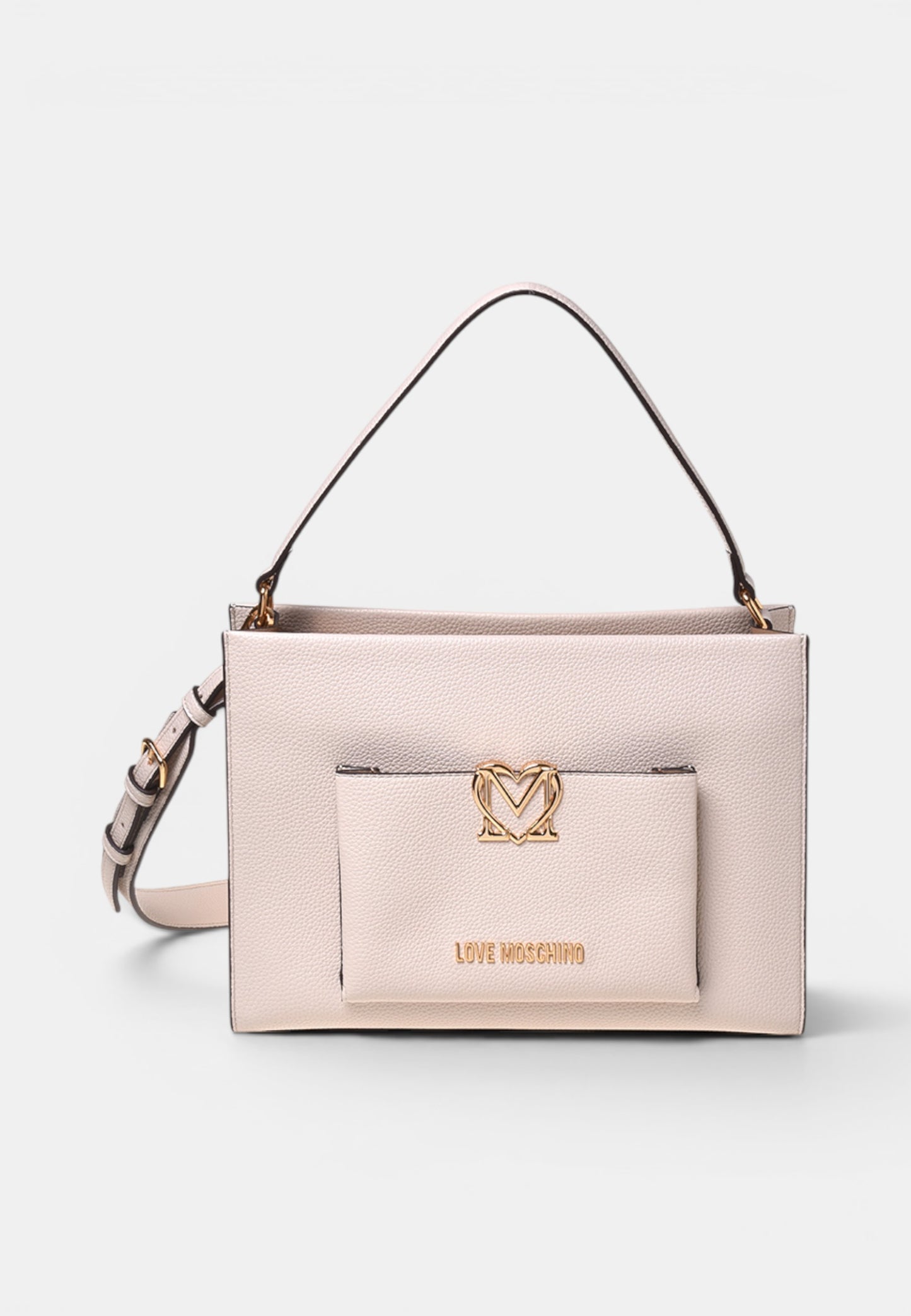 LOVE MOSCHINO - Borsa A Mano Love Avorio