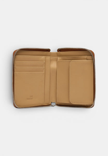LOVE MOSCHINO - Portafoglio Piccolo Zip Around Cuoio