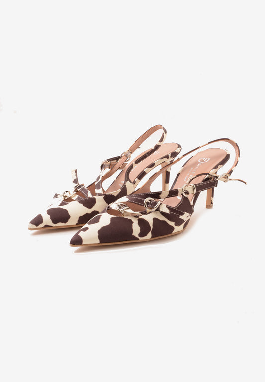 DIVINE FOLLIE - Slingback Fibbie Muccato
