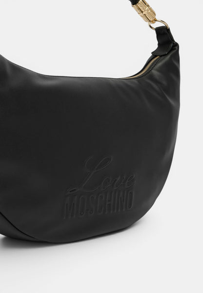 LOVE MOSCHINO - Borsa A Spalla Hobo Signature Nero