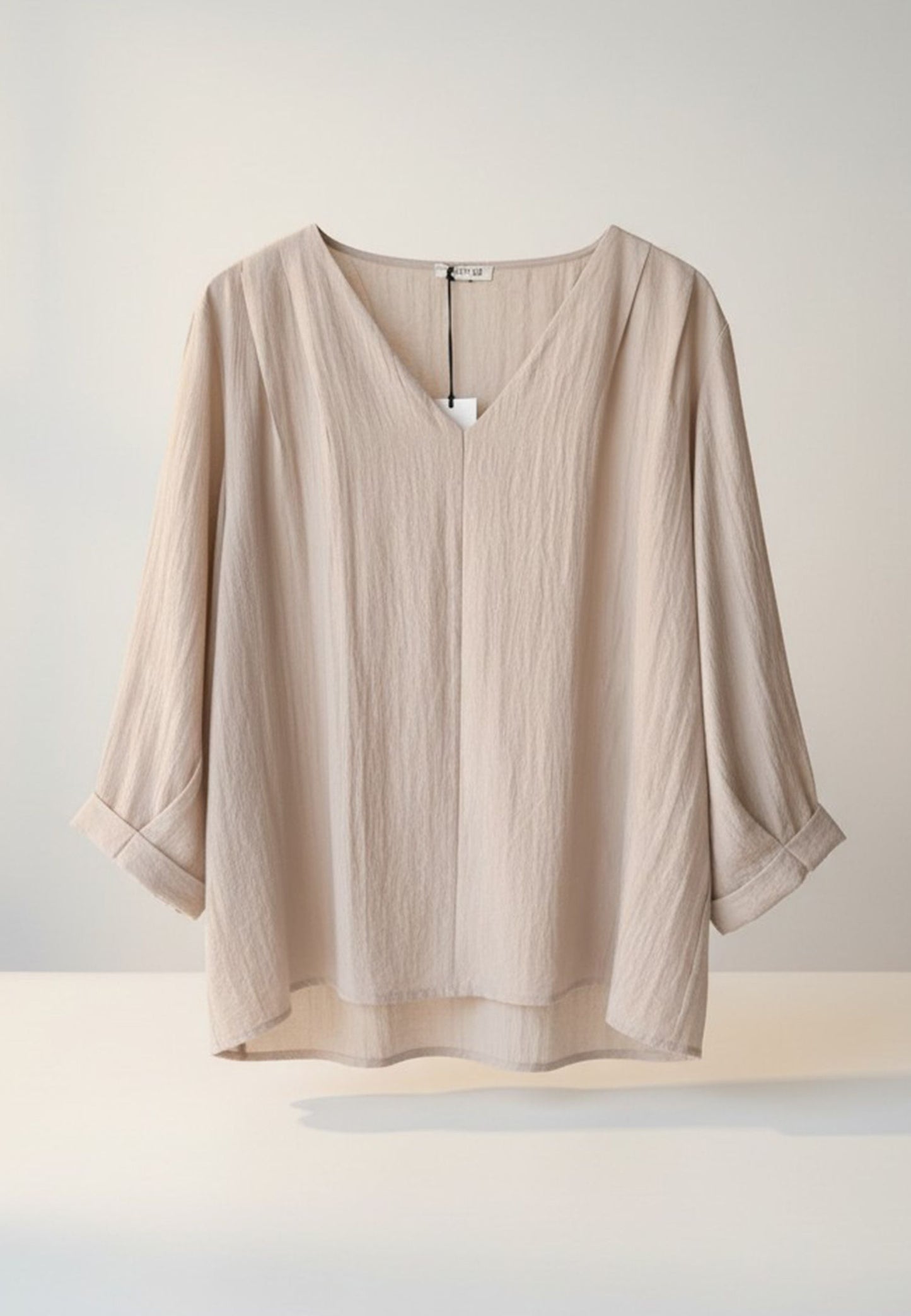 SUSY STAR CURVY - Blusa Scollo V Gesso