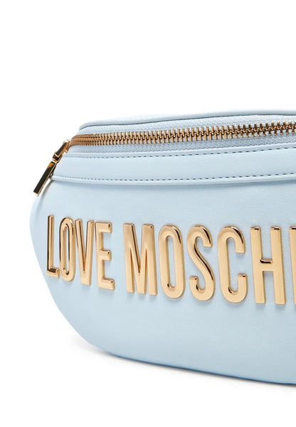 LOVE MOSCHINO - Marsupio Lettering Cielo