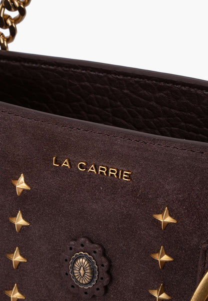 LA CARRIE - Shopping Bag Jungle Marrone
