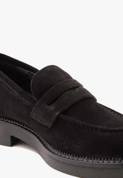 DIVINE FOLLIE - Mocassino In Camoscio Nero