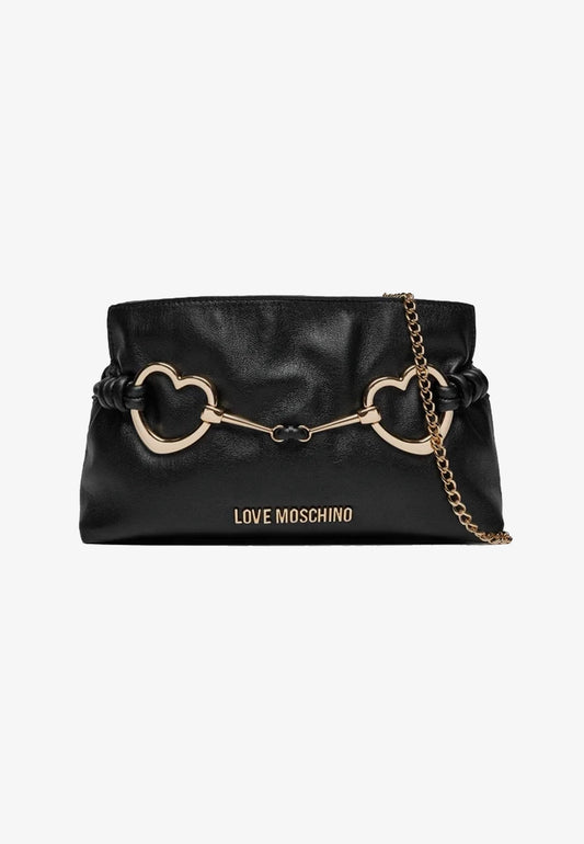 LOVE MOSCHINO - Borsetta Double Love Nero