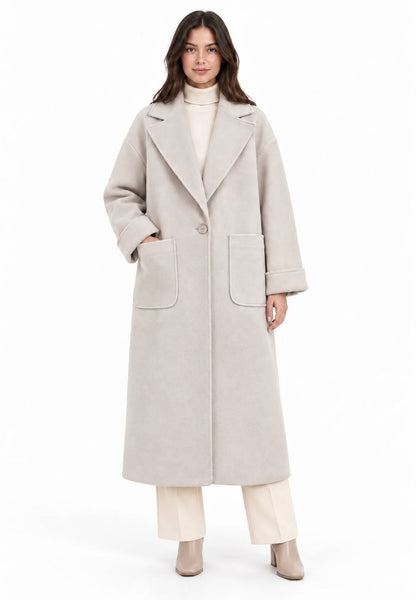 MOTEL - Cappotto Lungo Monobottone Casha