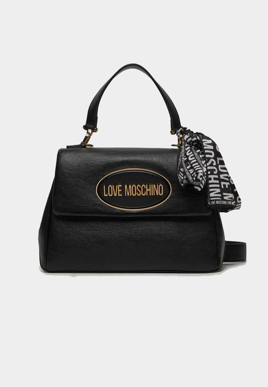 LOVE MOSCHINO – Handtasche mit schwarzem Schal